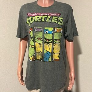 Large Teenage Mutant Ninja Turtles Grey T-Shirt